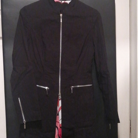 Della spiga Jackets & Blazers - Long coat half zipper half open